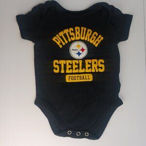 Gently Used Pittsburgh Steelers Baby One-Piece – Official NFL | 3–6 Months